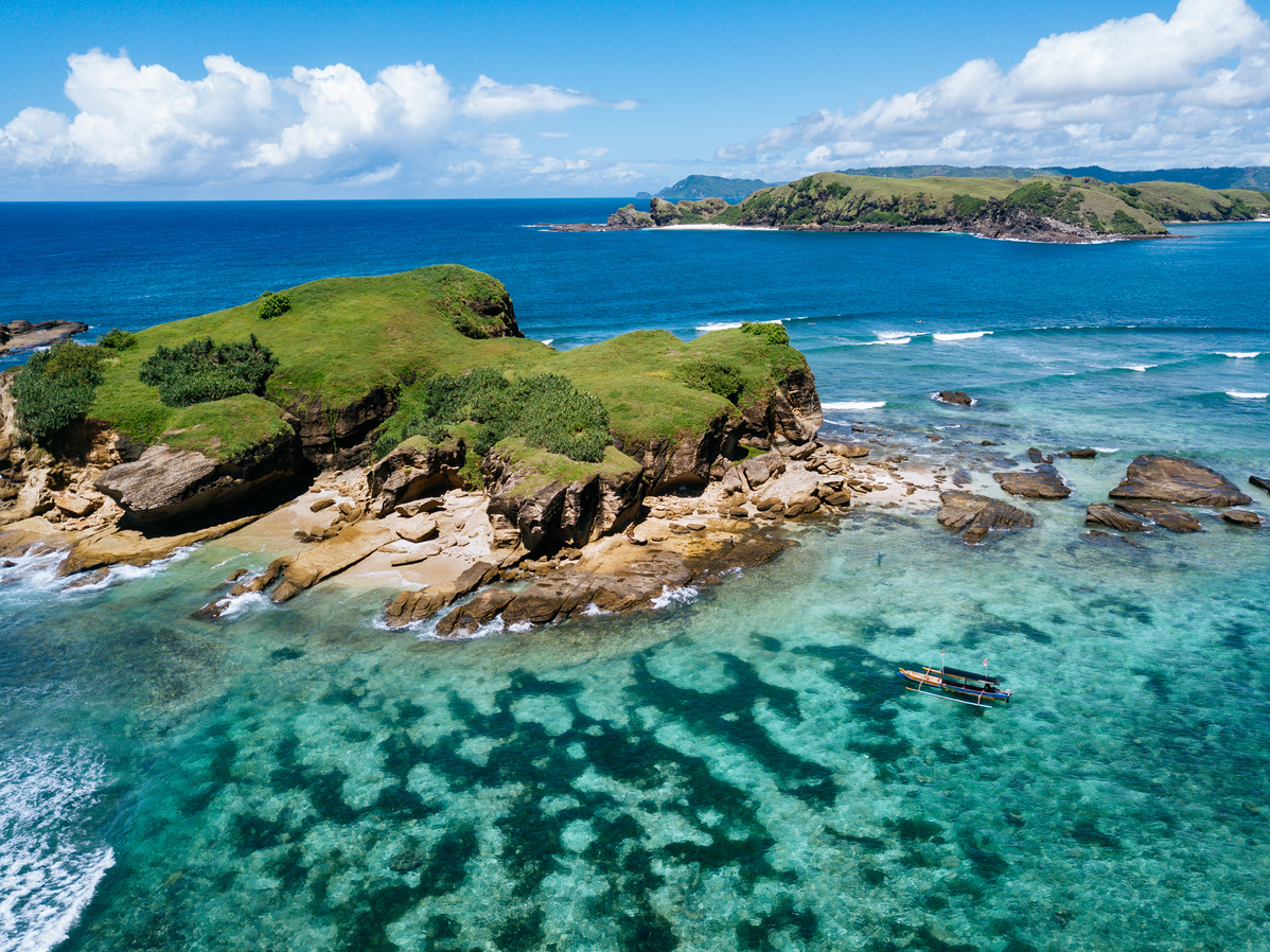 Lombok island shores