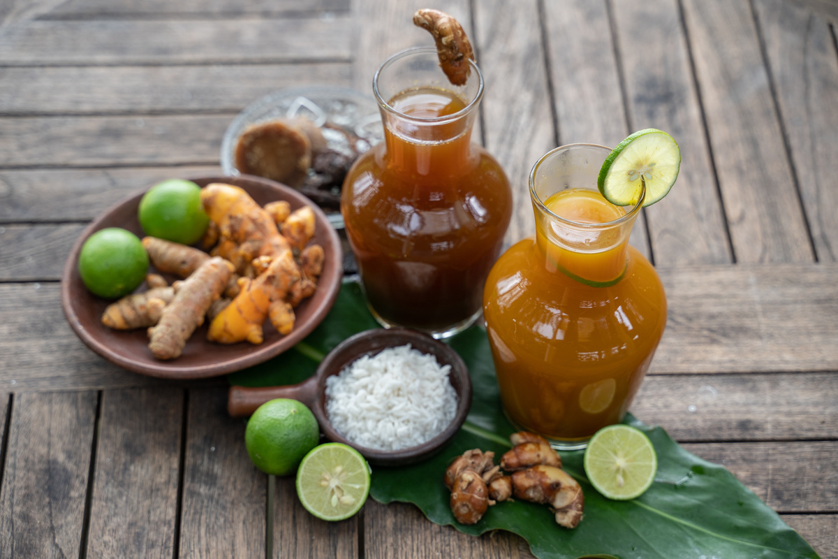 Javanese Traditional Herbal Health Drinks