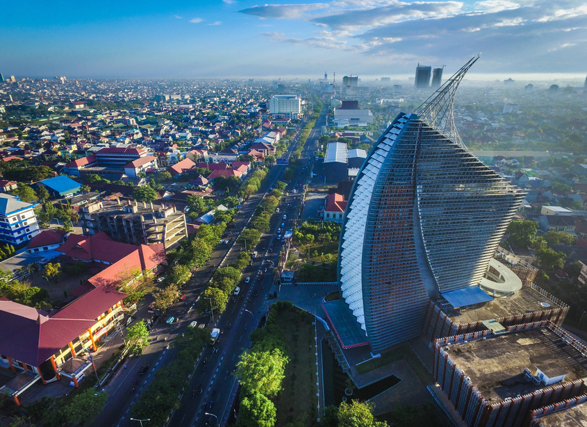 Early Morning in the City of Makassar